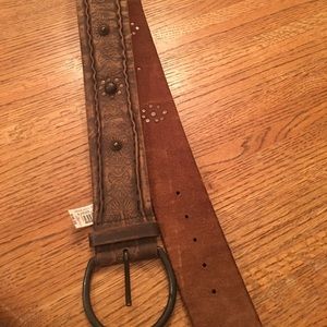 Fossil brown belt (size M)